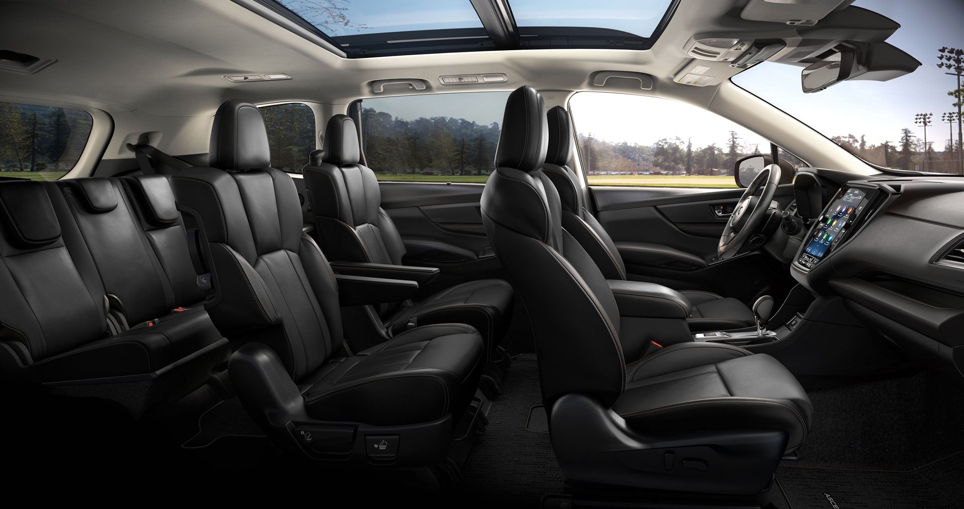 2026 Subaru Ascent Limited Bronze Edition 7-Passenger Shown in Black StarTex® with Bronze Stitch